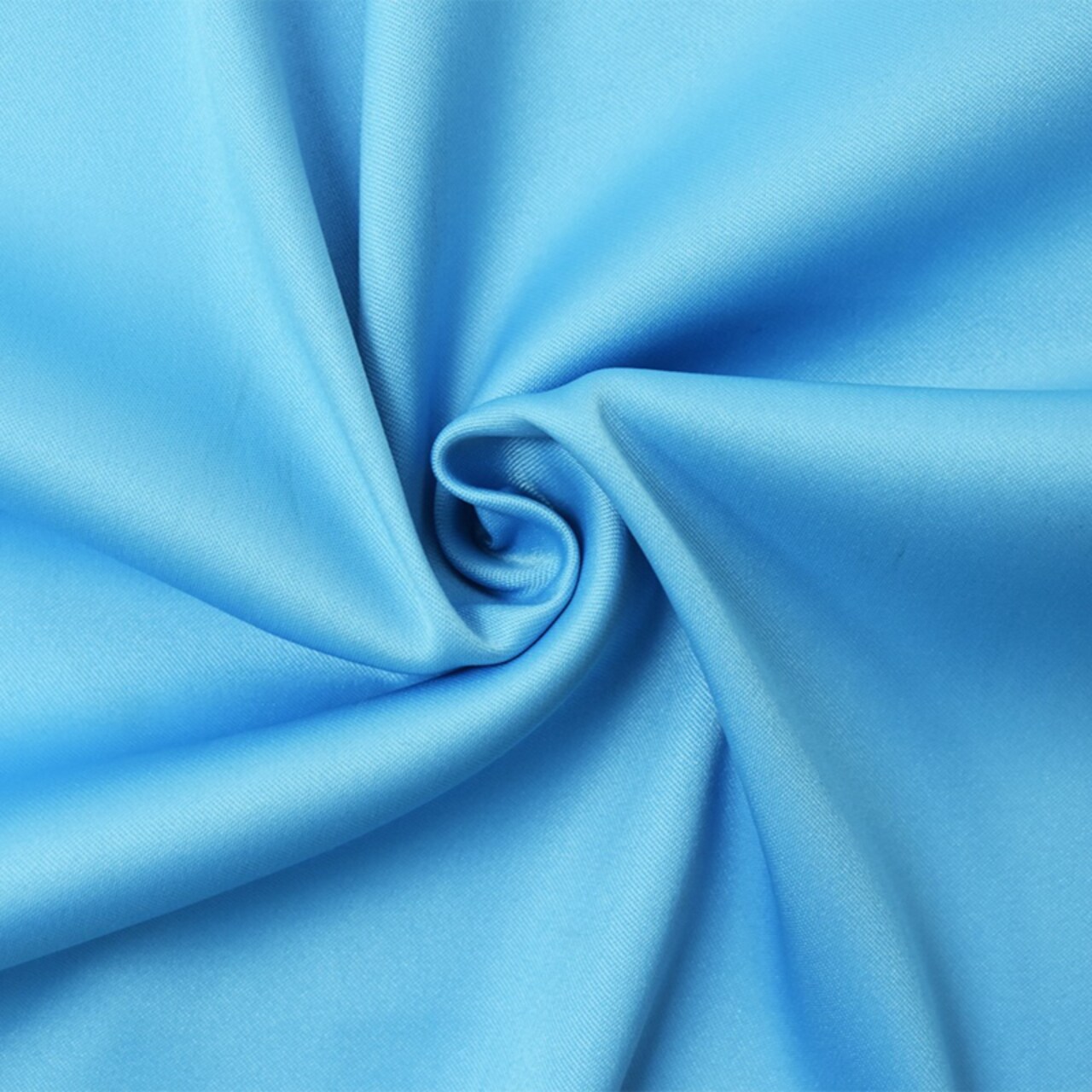 Sky Blue Poly Spandex Stretch Solid Stretch Lamour Woven Fabric By the Yard